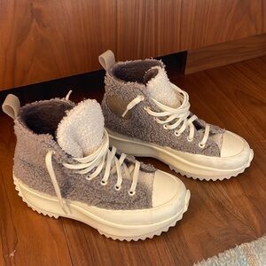 Converse Chuck Taylor Run Star Hike Sherpa Sneakers size 4.5M/6W
